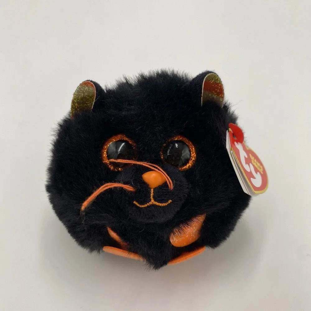 Lot Of 4 TY Puffies- Mandarin The Cat, Baasby The Sheep, Tador & Mystic The Cats